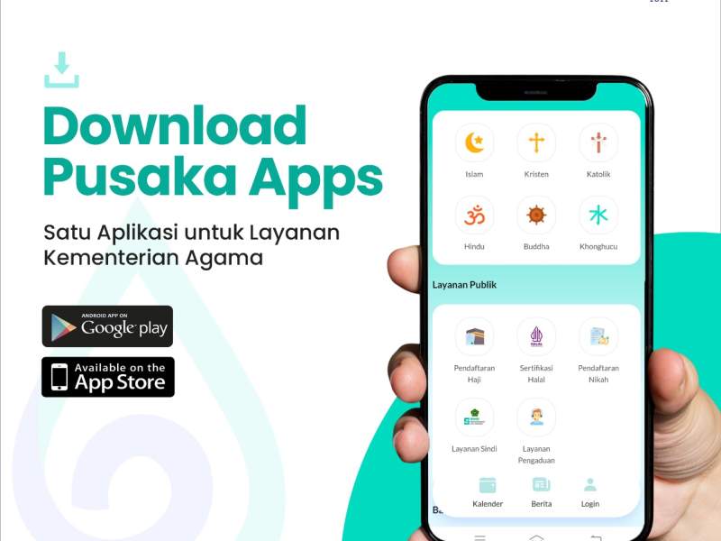 Download aplikasi Pusaka